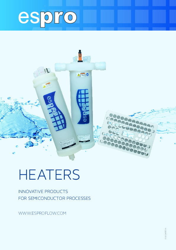 <p>ESPRO inline heater brochure</p>